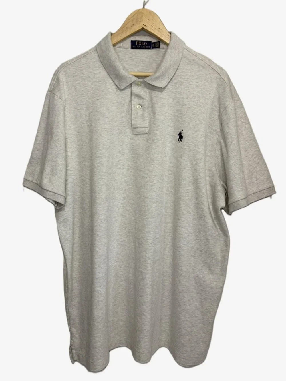 Polo Ralph Lauren Polo Shirt Men’s XL Gray Heather 100% Cotton Classic Fit Golf